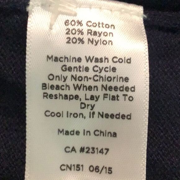 Talbots Three Dachshunds Graphic Blue Fine Knit Crewneck Pullover Sweater - Picture 12 of 12